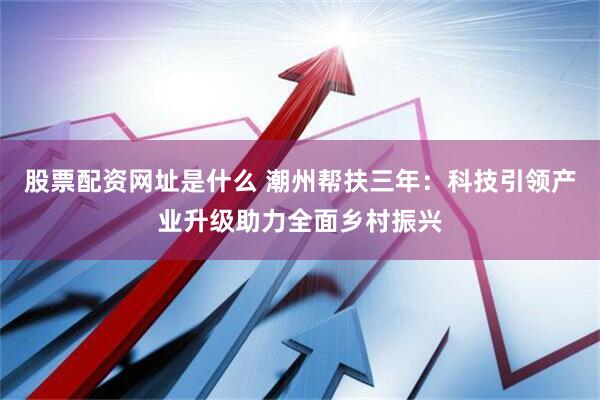 股票配资网址是什么 潮州帮扶三年：科技引领产业升级助力全面乡村振兴